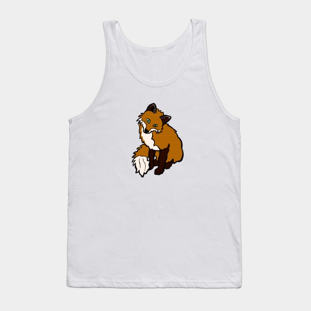 Fox Tank Top by scdesigns